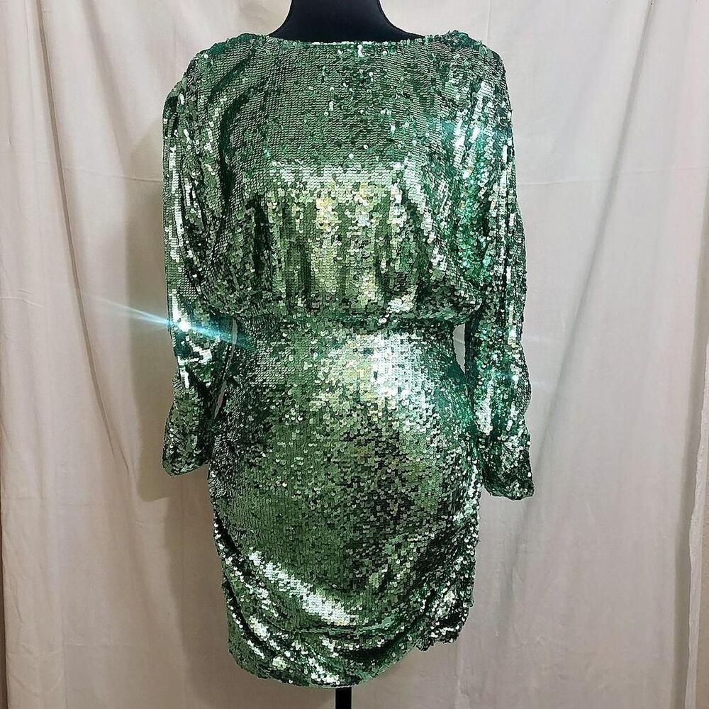 For-love-lemons Women's Green Dress